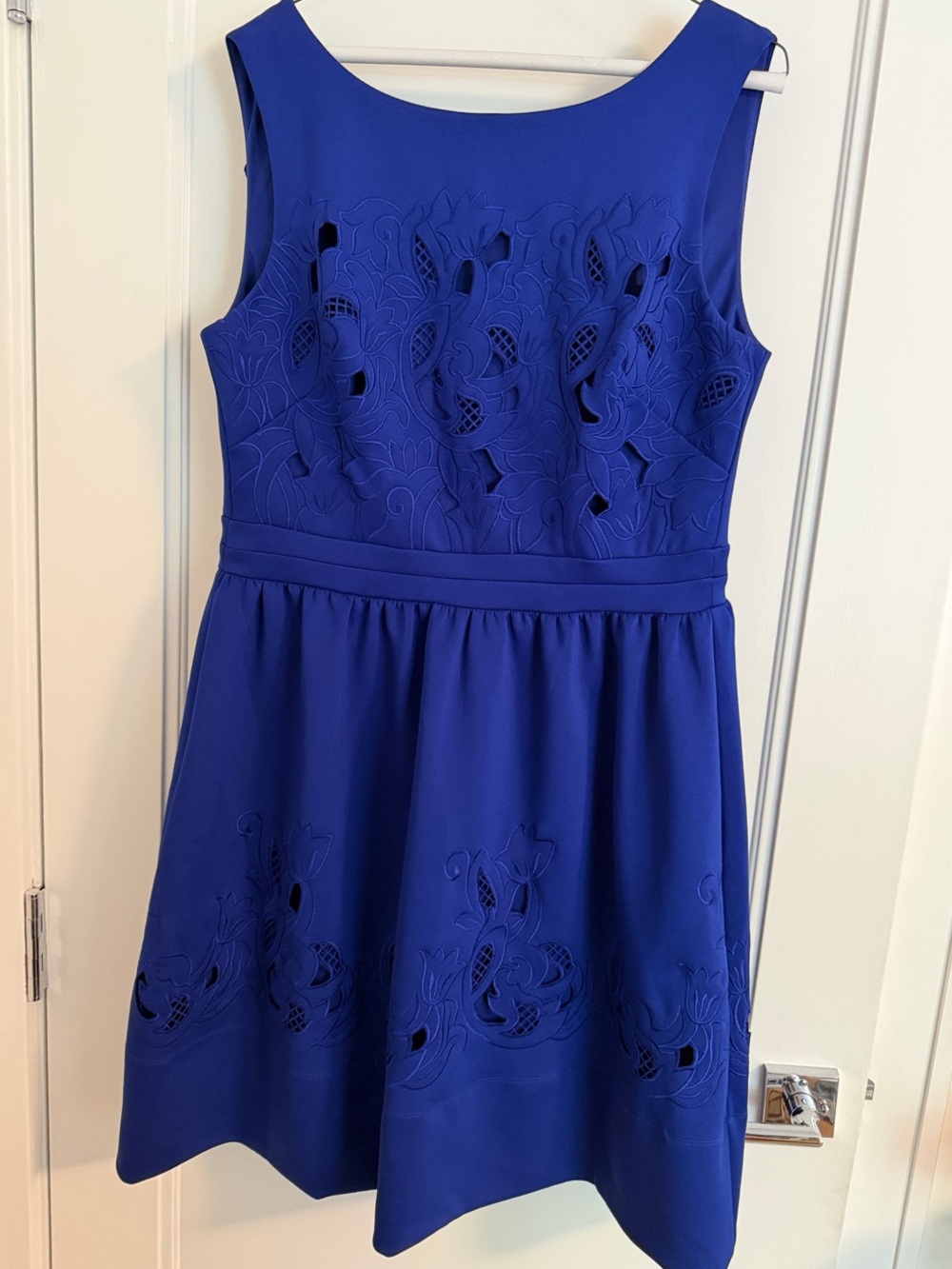 Betsey Johnson Cobalt Blue Dress with Pink Label